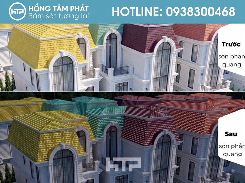 Mái ngói biệt thự đẹp khu Victoria Village tôn lên đẳng cấp sống.