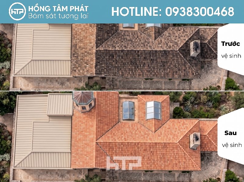 Mái Biệt Thự Đẹp Khu Đại Phúc Green Villas tạo nên tổng thể hoàn hảo.