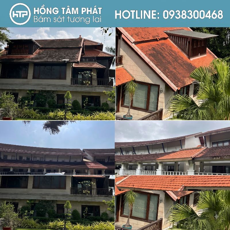 Bề mặt ngói phai màu – Lớp bảo vệ chống thấm đã bị ăn mòn.