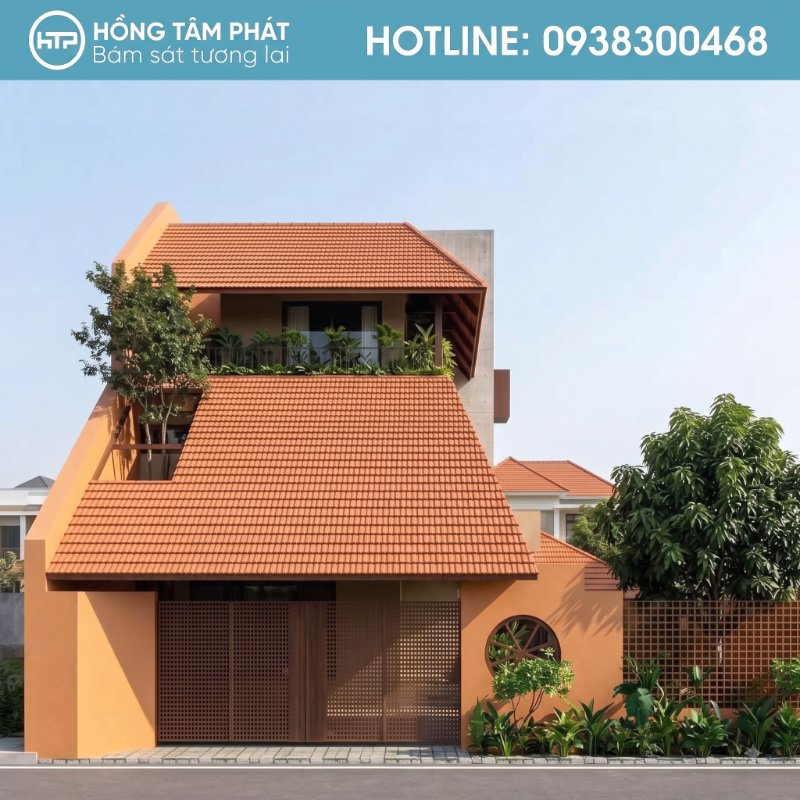Đội thợ nhanh chóng thay ngói bị bể trước khi mùa mưa bão tới gần.