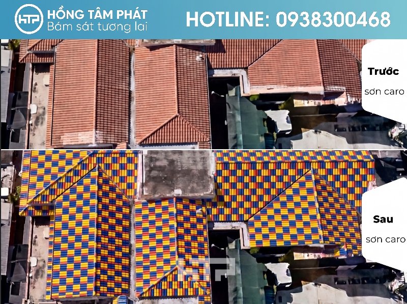 Thiết kế tinh tế cho mái ngói biệt thự đẹp khu Him Lam Tân Hưng.