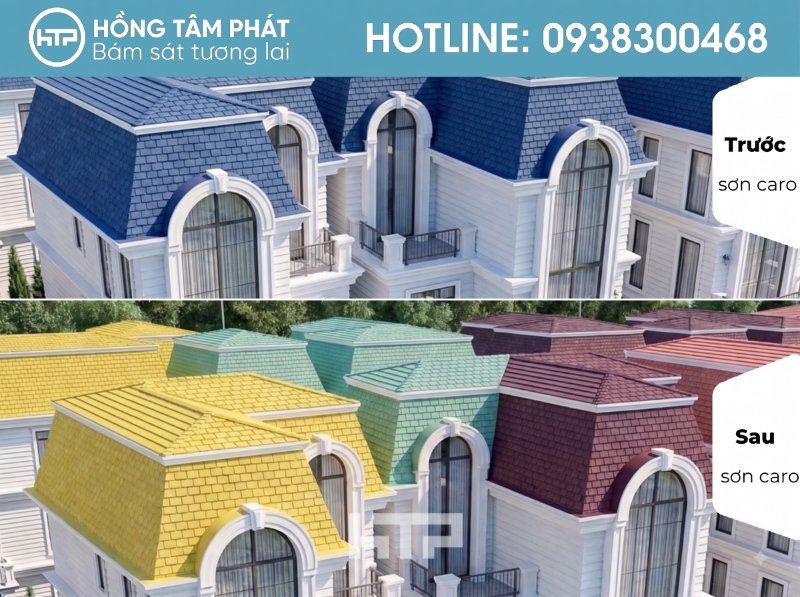 Chiêm ngưỡng mái ngói biệt thự đẹp khu Victoria Village hiện đại.
