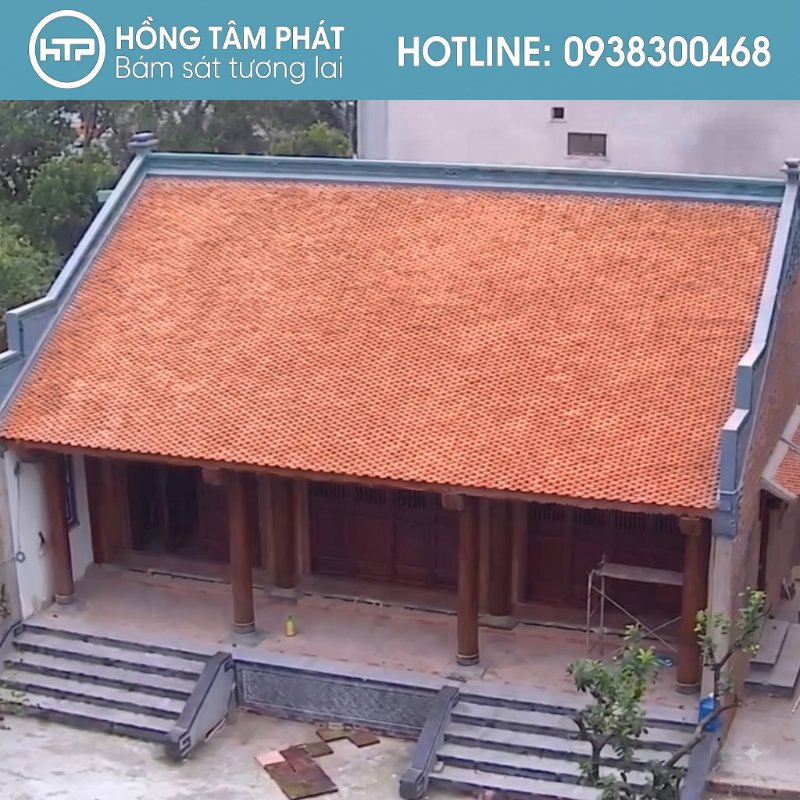 Kỹ thuật lợp ngói vảy cá cũ cần thợ có kinh nghiệm lâu năm thực hiện.