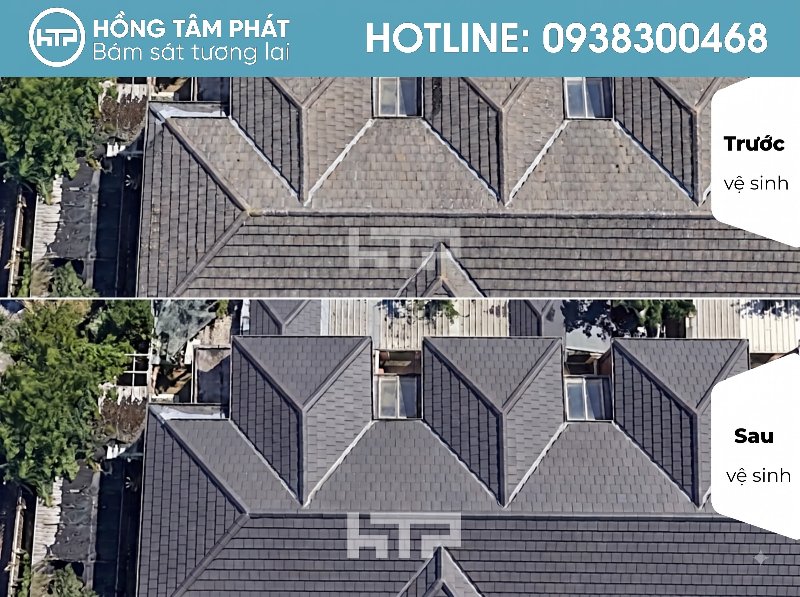 Tôn vinh vẻ sang trọng với mái ngói biệt thự đẹp khu Merita Khang Điền.