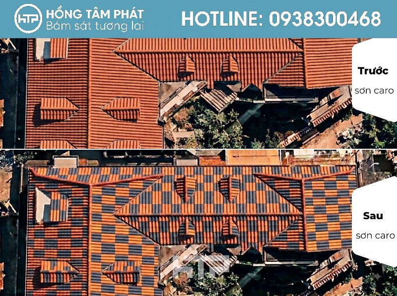 Mái ngói biệt thự đẹp khu Nam Phú Villas mang đậm chất nghỉ dưỡng.