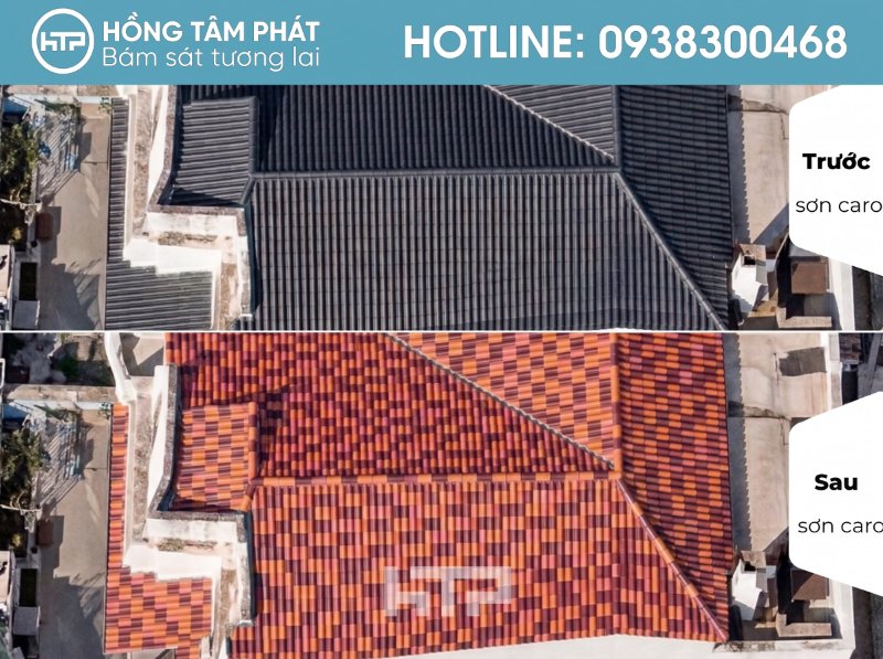 Nét đẹp phóng khoáng từ mái ngói biệt thự đẹp khu Nine South Estates.