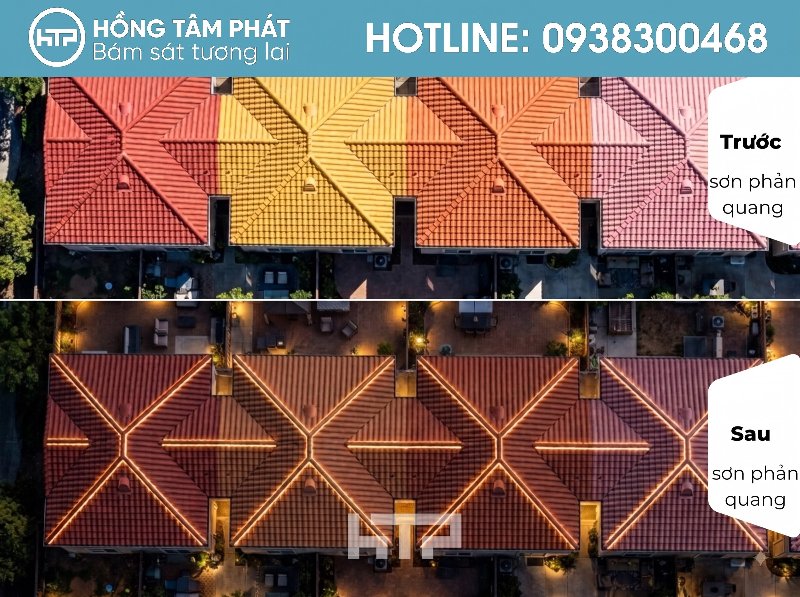 Mái ngói biệt thự đẹp khu Nine South Estates thu hút sự chú ý.