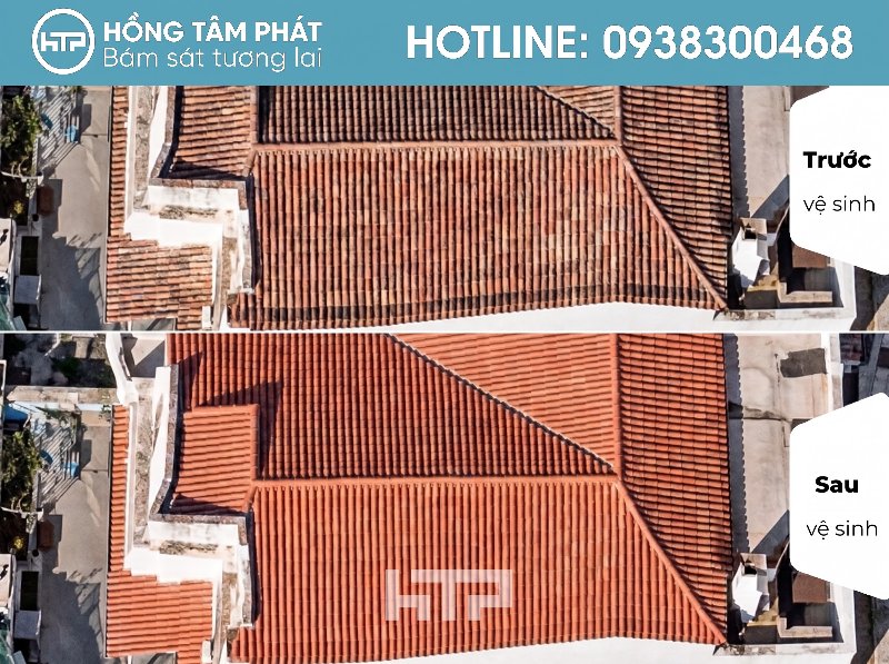 Sự sang trọng thể hiện ở mái ngói biệt thự đẹp khu Nine South Estates.