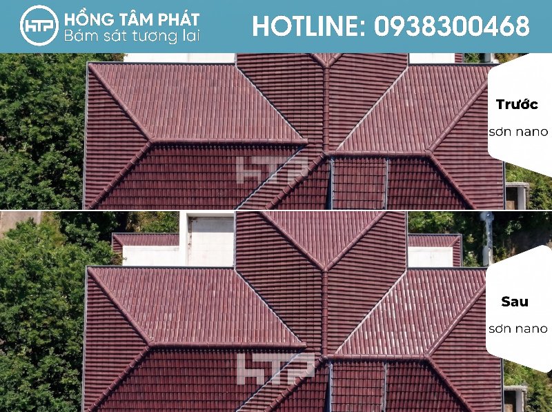 Sự tinh tế xuất hiện trên mái ngói biệt thự đẹp khu Sol Villas.