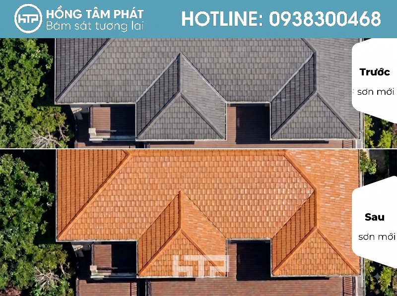 Vẻ đẹp trọn vẹn nhờ mái ngói biệt thự đẹp khu Sol Villas.