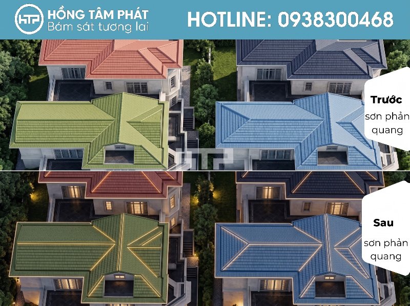 Hoàn thiện mái ngói biệt thự đẹp khu Thạnh Mỹ Lợi (Khu Thủ Thiêm Villa).