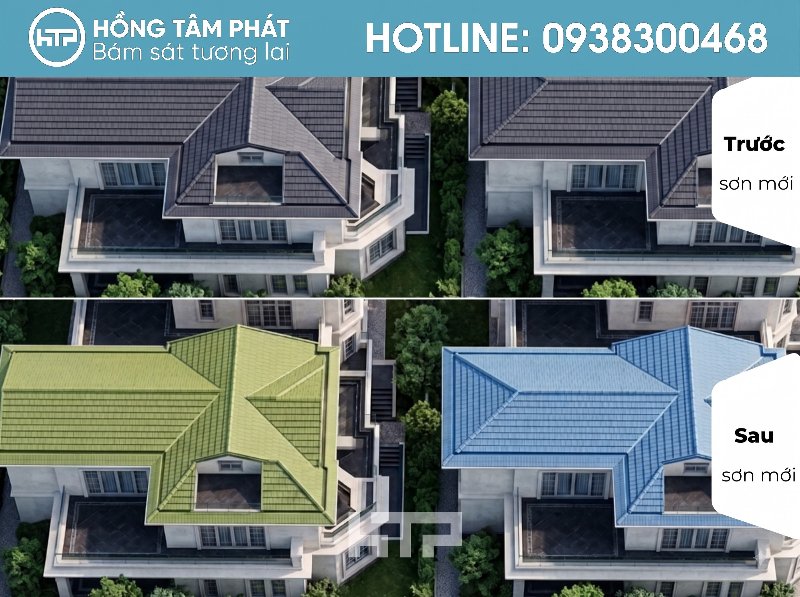 Ngắm nhìn mái ngói biệt thự đẹp khu Thạnh Mỹ Lợi (Khu Thủ Thiêm Villa)