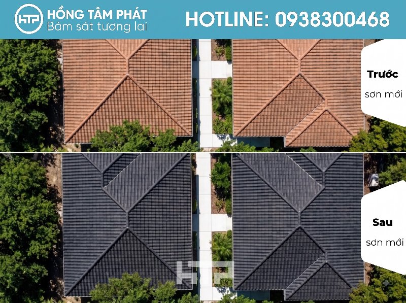 Mái ngói biệt thự đẹp khu Senturia Vườn Lài tỏa sáng bên sông.