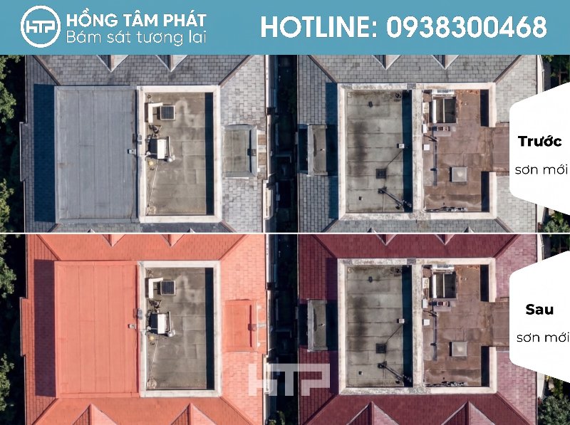 Mái ngói biệt thự đẹp khu Senturia Vườn Lài mang vẻ đẹp bình yên.