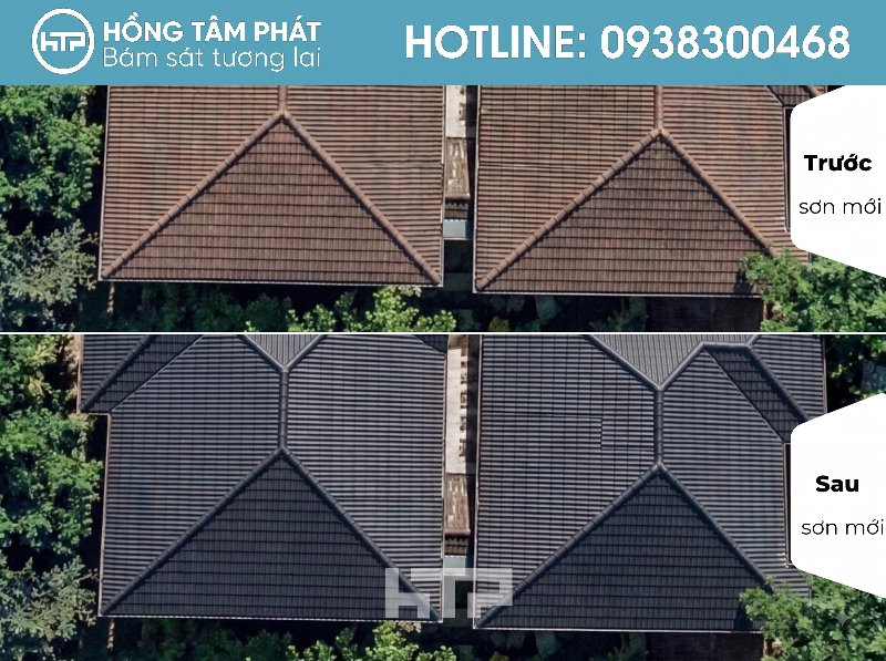 Thiết kế tinh tế của mái ngói biệt thự đẹp khu Valora Kikyo (Nam Long).