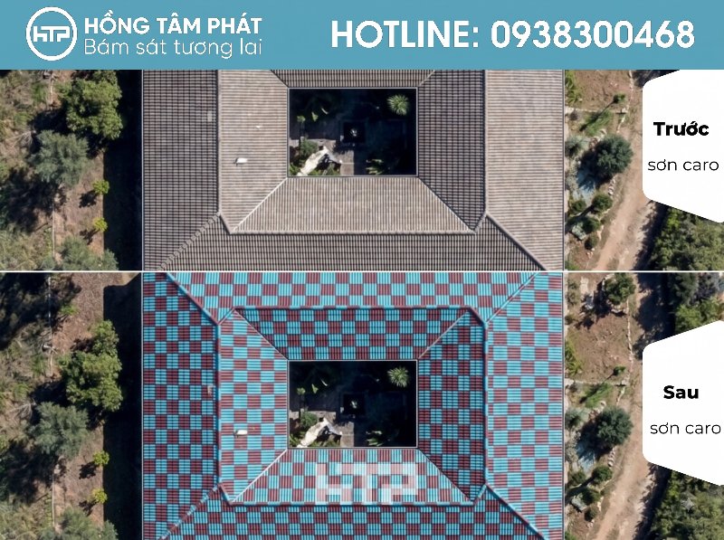 Gam màu ấn tượng của mái ngói biệt thự đẹp khu Verosa Park (Khang Điền).