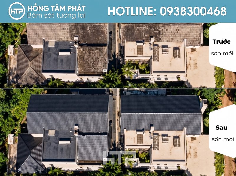 Khẳng định vị thế nhờ Mái ngói biệt thự đẹp khu Villa Riviera An Phú.