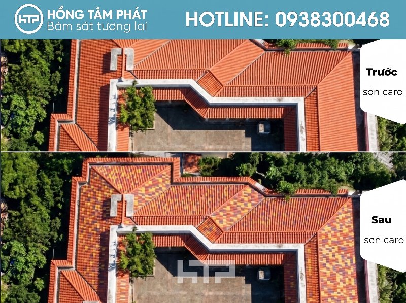 Ho&agrave;n thiện chu đ&aacute;o M&aacute;i ng&oacute;i biệt thự đẹp khu Villa Riviera An Ph&uacute;.