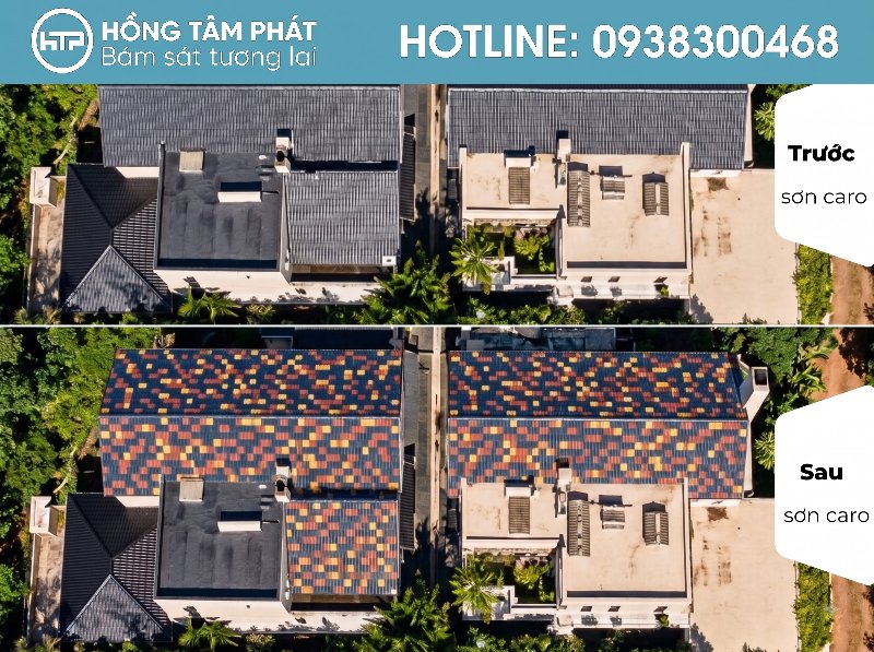 Vẻ đẹp đẳng cấp của Mái ngói biệt thự đẹp khu Villa Riviera An Phú.