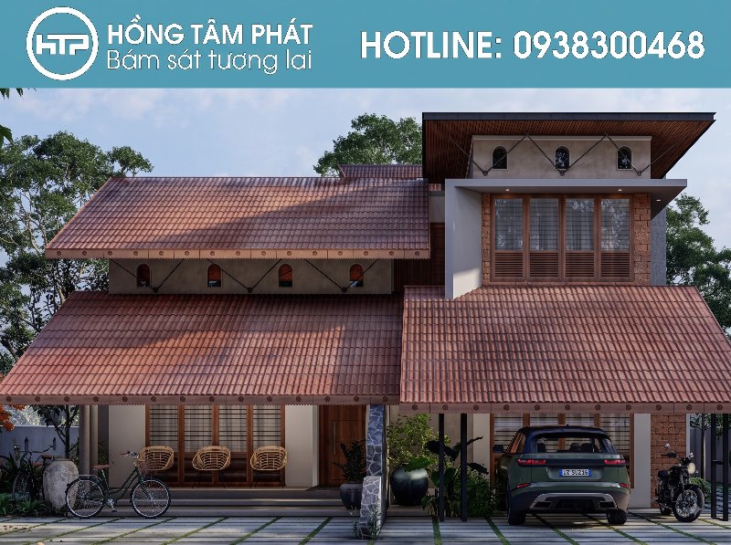 Đội thợ tay nghề cao chuyên Thi Công Mái Ngói Biệt Thự kiến trúc Pháp.