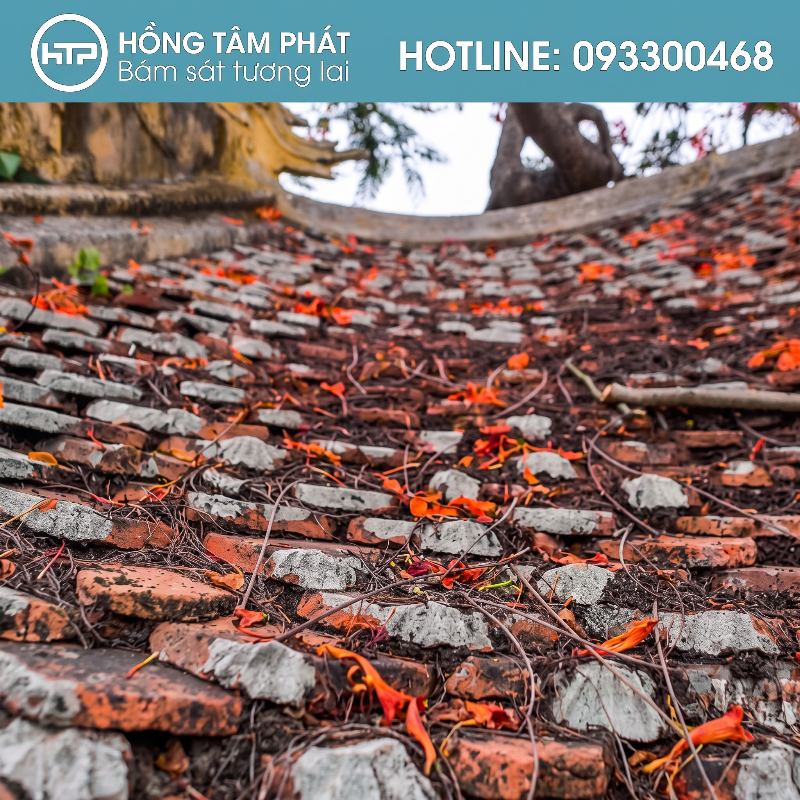 Hình ảnh thi công Sơn Phục Hồi Mái Ngói Tại Cần Thơ cho biệt thự.