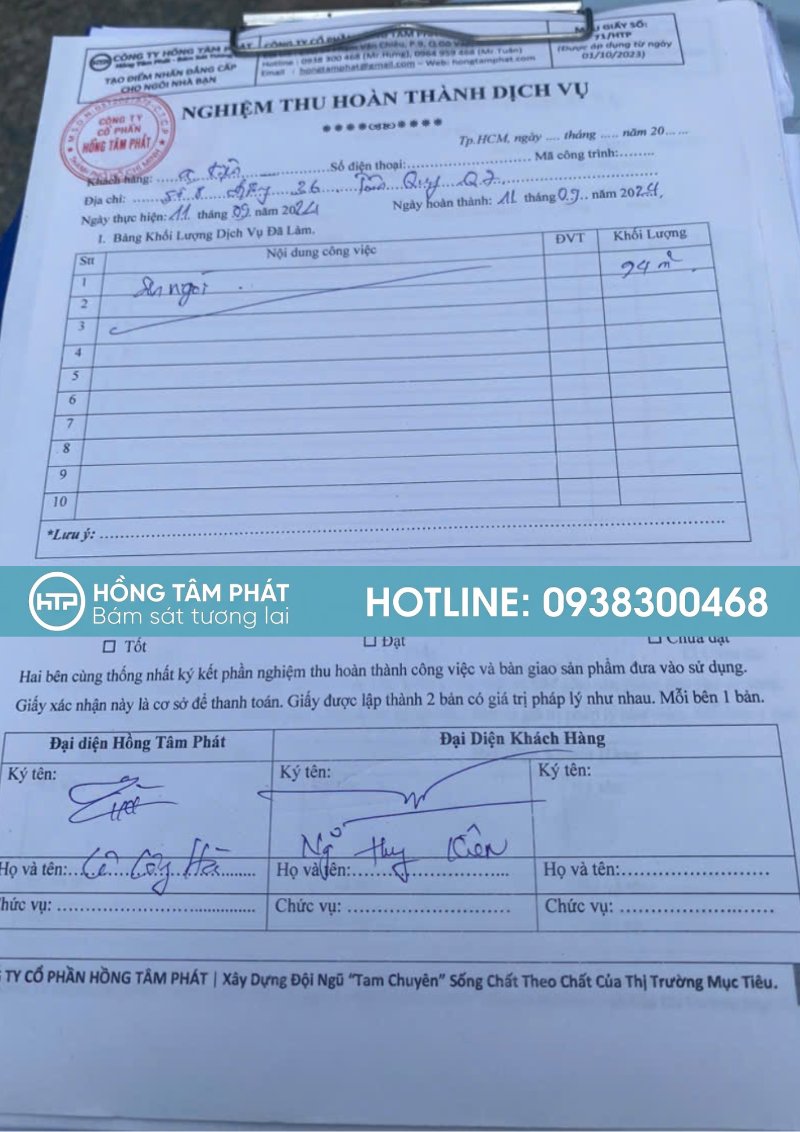 Đảm bảo màu sơn tươi mới khi Sơn Phục Hồi Mái Ngói Sân Vườn xong.