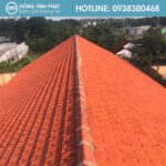 Hình ảnh thực tế thợ làm Sơn Phục Hồi Mái Ngói Bình Phước trọn gói.