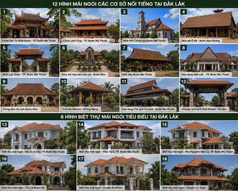 Dịch vụ Sơn Phục Hồi Mái Ngói Tại Đắk Lắk chuyên nghiệp của HTP.