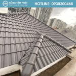 Hình ảnh thi công thực tế sơn Mái Ngói Biệt Thự Tại Quận 7.