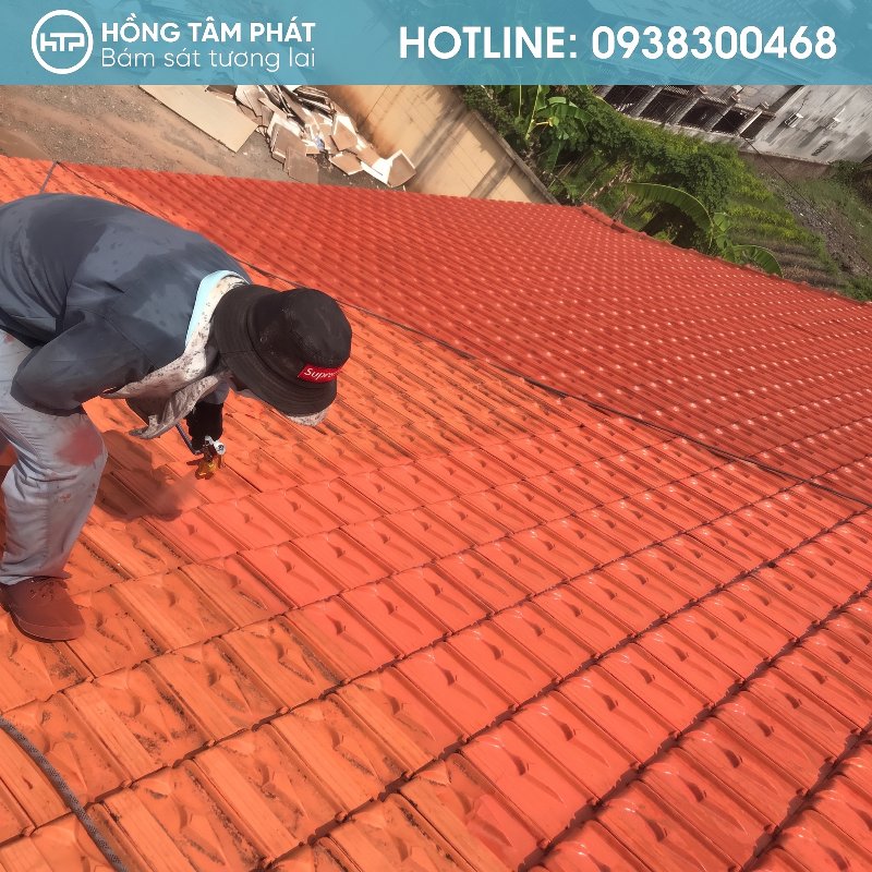 Chuẩn quy trình các bước Sơn Phục Hồi Mái Ngói Bình Phước lâu bền.