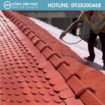 Cận cảnh thực tế sơn Mái Ngói Nhà Vườn Tại Tân Uyên nhanh chóng.