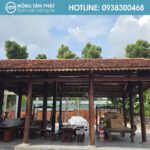 Dịch vụ sơn phục hồi Mái Ngói Nhà Vườn Tại Tân Uyên uy tín của HTP.