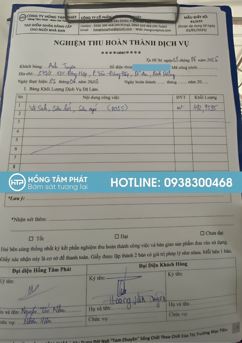 Giải pháp Vệ Sinh Và Sơn Mái Ngói Biệt Thự Dĩ An bền màu dài lâu.