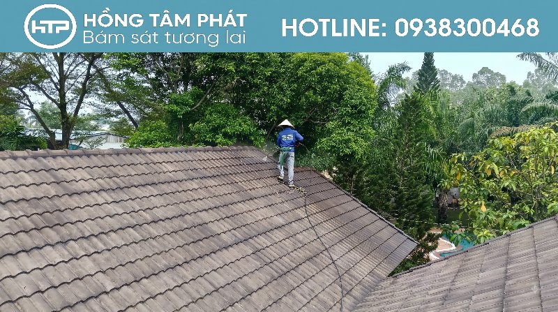 Hồng Tâm Phát chuyên làm Sơn Phục Hồi Mái Ngói Bình Thạnh uy tín.