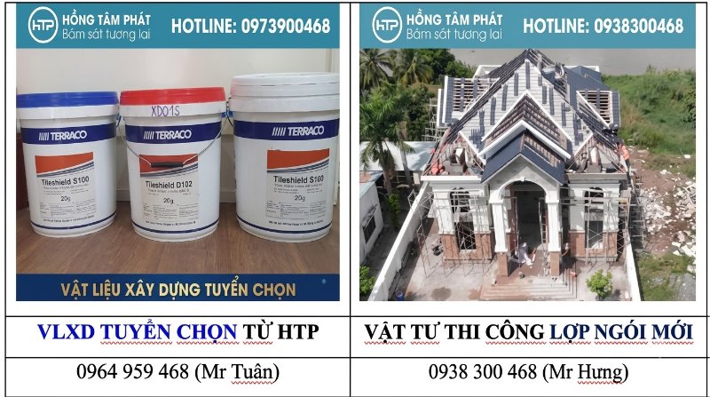 Lợp mái ngói mới chuyên nghiệp giúp công trình hoàn thiện vẻ đẹp ngoại thất.