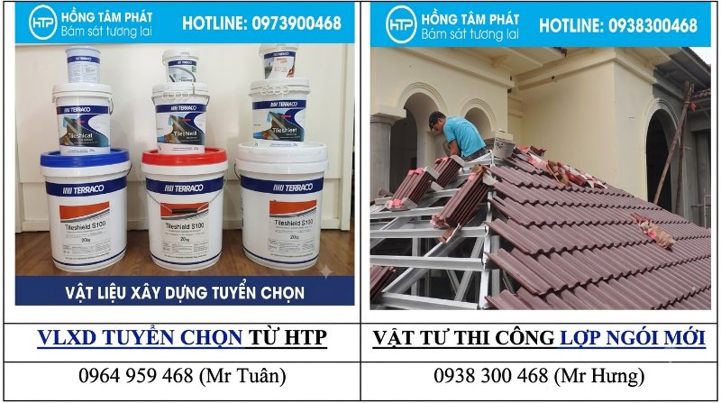 Tin tưởng giao phó công trình cho Lợp mái ngói mới chuyên nghiệp tại HTP.