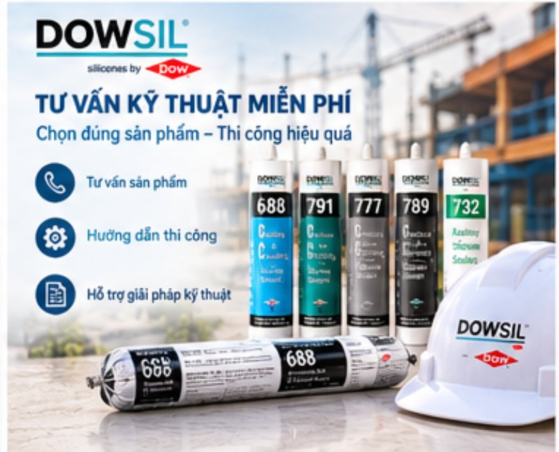 Đội ngũ tư vấn kỹ thuật tận tâm tại Đại Lý Keo Silicone Dowsil chính hãng.