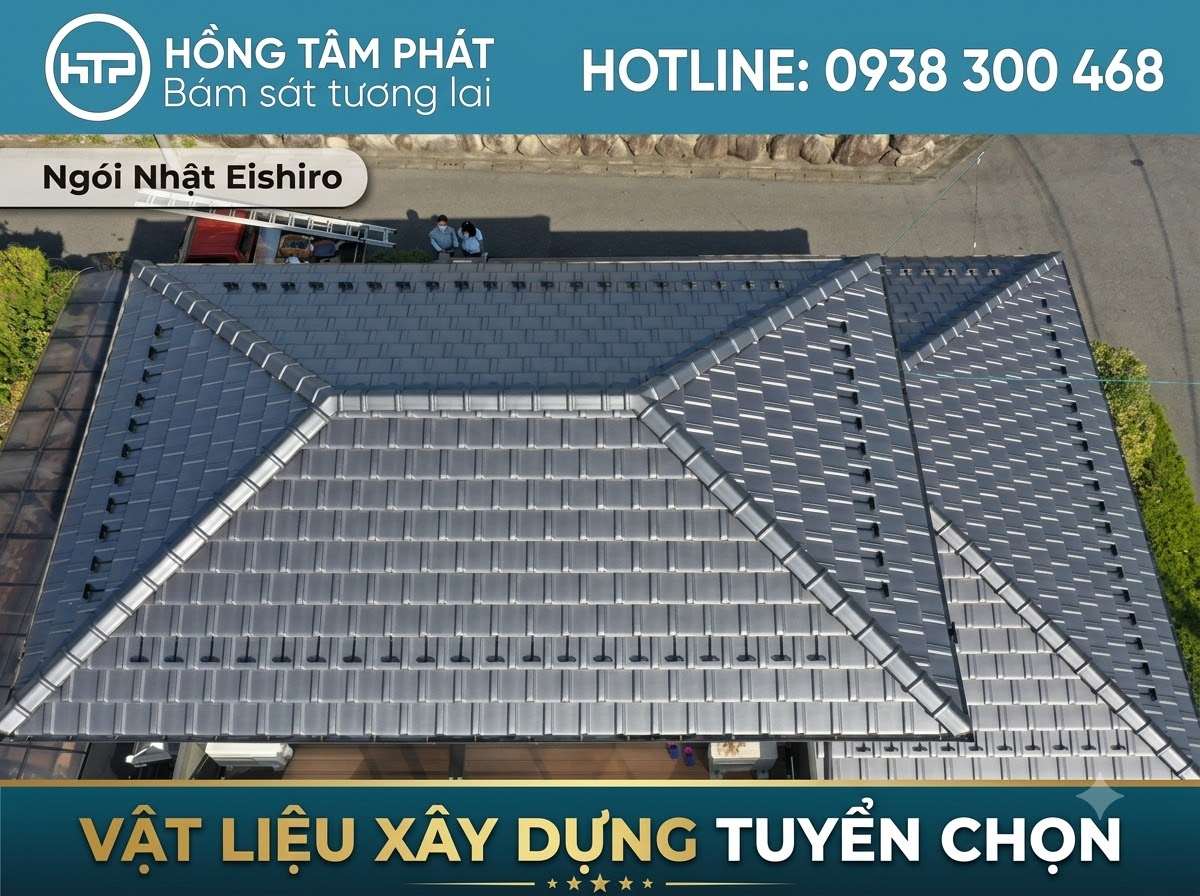 Thương hiệu ngói Nhật cao cấp được đông đảo khách hàng tin dùng cho biệt thự mới.