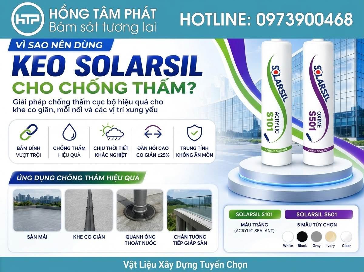 Chai keo Silicone Solarsil S102 là dòng keo axit cao cấp chuyên dán kính bể.