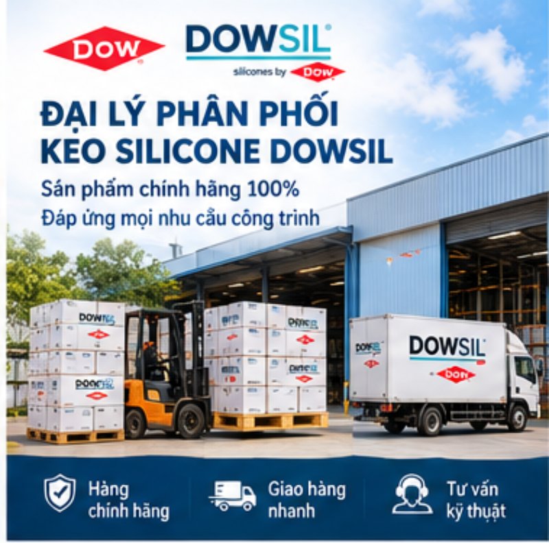 HTP tự hào là Đại Lý Keo Silicone Dowsil chính hãng giá tốt tại miền Nam.