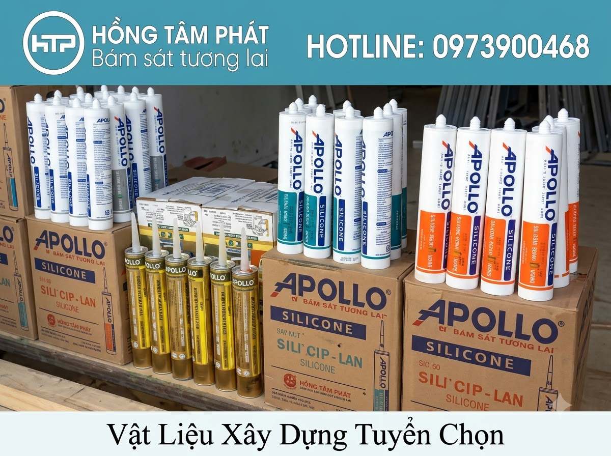 HTP phân phối chính hãng Silicone Apollo A600 bám dính siêu chắc chắn.