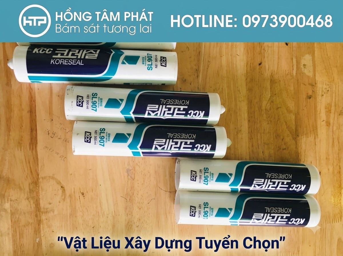 Hồng Tâm Phát bán sỉ mã Silicone KCC SL907 nhập khẩu Hàn Quốc chuẩn giá gốc.