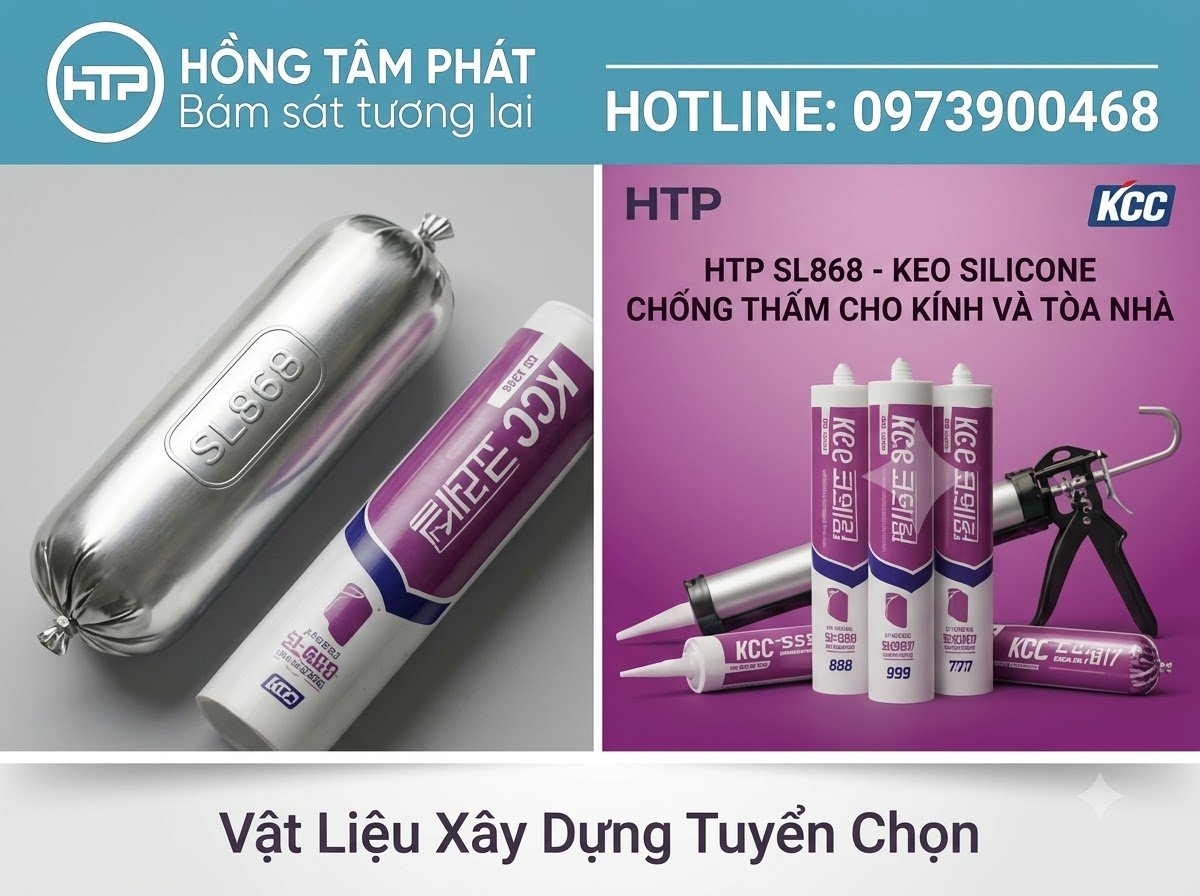 Hồng Tâm Phát bán sỉ lẻ dòng Silicone KCC SL868 với mức giá cực kỳ cạnh tranh.