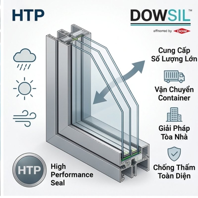 Mua keo dán công trình giá rẻ nhất qua Tổng Kho Keo Silicone Dowsil uy tín.