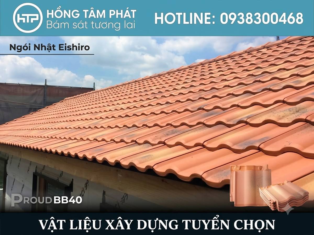 Công nghệ sản xuất ngói Nhật tiên tiến đáp ứng các tiêu chuẩn kỹ thuật khắt khe
