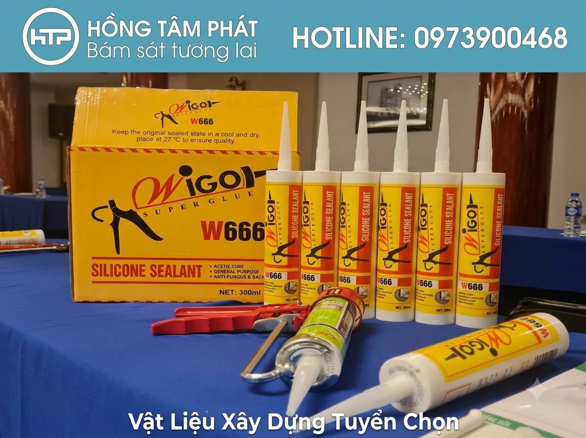 Thi công trám mí tôn ngói cực dễ dàng cùng Keo Silicone Wigo chuyên dụng.