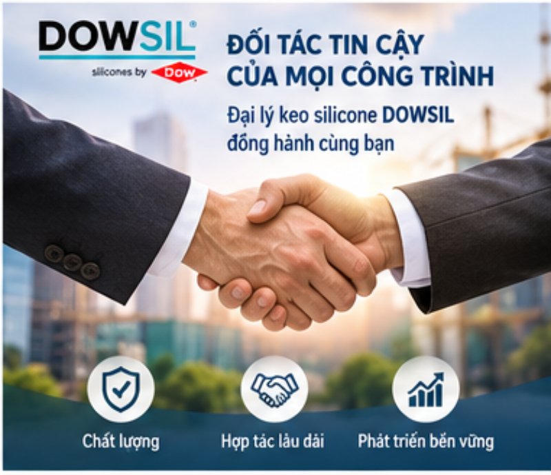 Đại Lý Keo Silicone Dowsil luôn đáp ứng nguồn hàng số lượng lớn cho bạn.