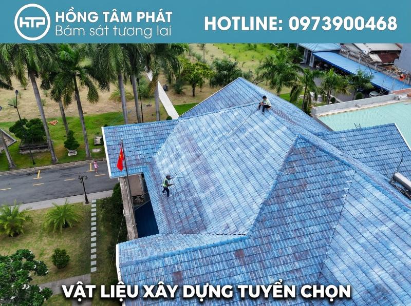 HTP chia sẻ Quy Trình Sơn Mái Ngói Terraco tăng tuổi thọ lên đến chục năm.