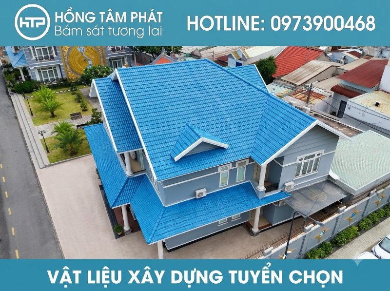 Phục hồi diện mạo sang trọng cho công trình Sơn Mái Ngói Cũ Bị Bạc Màu.