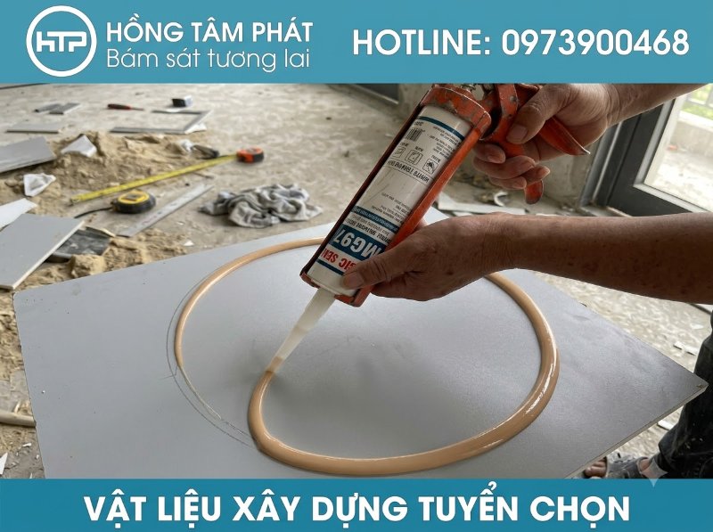 Keo silicone m&agrave;u gỗ chuy&ecirc;n dụng gi&uacute;p tr&aacute;m tr&eacute;t c&aacute;c đường ron s&agrave;n gỗ tự nhi&ecirc;n.